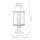 Lampe de socle jardin terrasse 64,8 cm de haut IP44 E27 en bronze