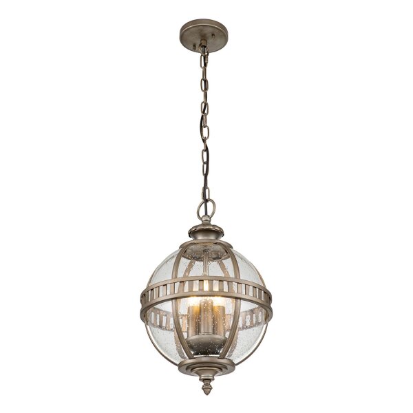 Suspension dextérieur Abat-jour sphérique Ø 30,5 cm IP44 3x E14