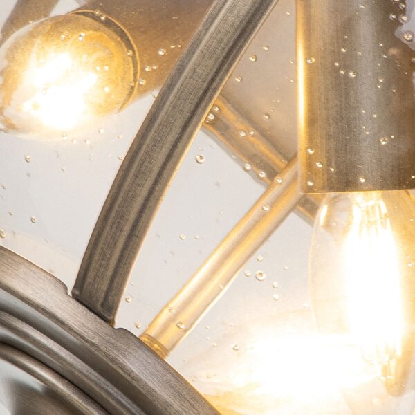 Lampe dextérieur plafond rond L : 30,5 cm 3x E14 IP44 Vintage
