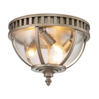 Lampe dext&eacute;rieur plafond rond L : 30,5 cm 3x E14...