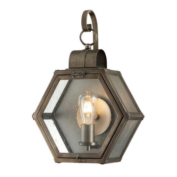 Lampe dextérieur murale H : 48 cm IP44 E27 Design vintage en bronze