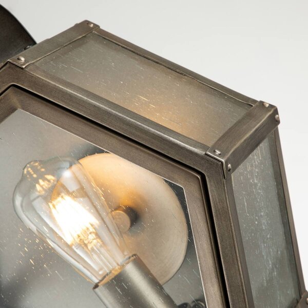 Lampe dextérieur murale H : 48 cm IP44 E27 Design vintage en bronze