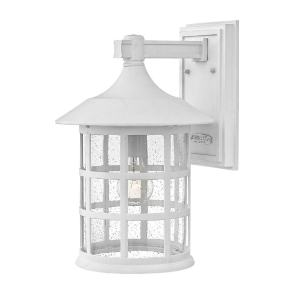 Applique extérieure Blanc H : 38,9 cm IP44 E27 Vintage