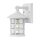 Applique extérieure H : 23,8 cm IP44 Blanc E27 Vintage