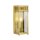 Applique murale extérieure laiton verre hauteur 31 cm IP44 massif E14
