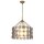 Lampe de plafonnier extérieur laiton véritable verre E27 IP44 2 flammes