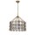 Lampe de plafonnier extérieur laiton véritable verre E27 IP44 2 flammes