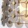Lampe de plafonnier extérieur laiton véritable verre E27 IP44 2 flammes