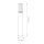 Borne déclairage en acier inoxydable teck bois IP55 hauteur 70 cm faible éblouissement