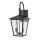 Lampe dextérieur noire mur alu verre IP44 H : 47,9 cm 2x E14