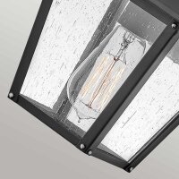 Lampe dextérieur murale IP44 35,1 cm de haut Noir...