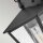 Lampe dextérieur murale IP44 35,1 cm de haut Noir E27 Rustique