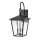 Lampe dextérieur Mur Vintage H : 58,5 cm IP44 E14 Noir