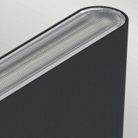 Applique murale LED extérieure IP65 Up Down Noir...
