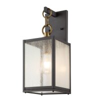 Applique extérieure aluminium verre E27 IP44 44 cm...