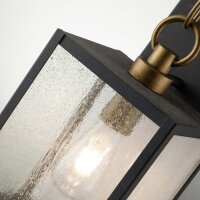 Applique extérieure aluminium verre E27 IP44 44 cm...