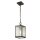 Lampe dextérieur suspendue aluminium verre E27 IP44 H : max. 197,2 cm