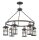 Suspension extérieure ronde Ø 94,9 cm verre alu E27 IP44