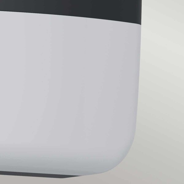 Lampe LED dextérieur murale 24 cm de haut IP65 blanc chaud résistant aux intempéries