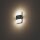 Lampe LED dextérieur murale 24 cm de haut IP65 blanc chaud résistant aux intempéries