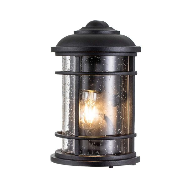 Lampe dextérieur murale IP44 28,9 cm de haut Maritim Alu Verre de pluie