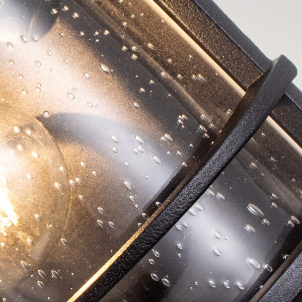 Lampe dextérieur murale IP44 28,9 cm de haut Maritim Alu Verre de pluie