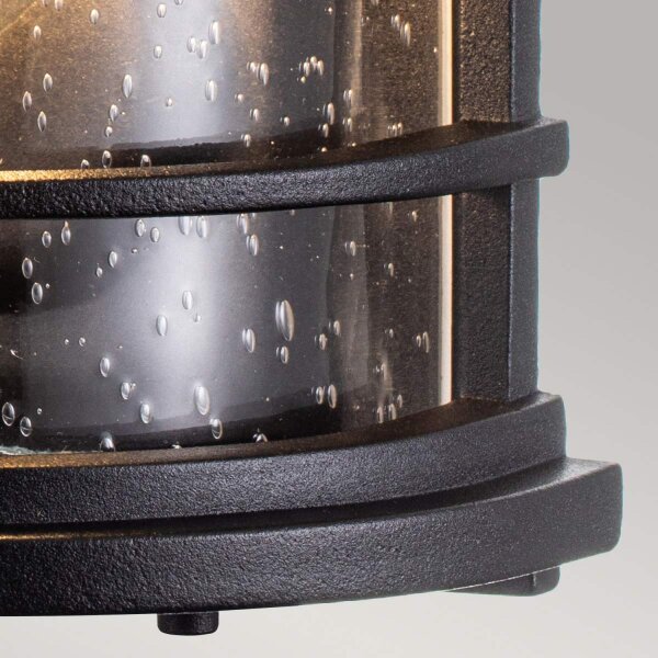 Lampe dextérieur murale IP44 28,9 cm de haut Maritim Alu Verre de pluie