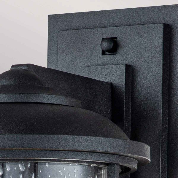 Applique murale extérieure E27 IP44 H : 35,2 cm Noir Maritim