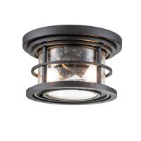 Plafonnier extérieur alu verre IP44 L : 25,4 cm...