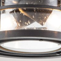 Plafonnier extérieur alu verre IP44 L : 25,4 cm...
