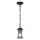 Suspension extérieure ajustable E27 IP44 Noir Maritim