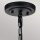 Suspension extérieure ajustable E27 IP44 Noir Maritim