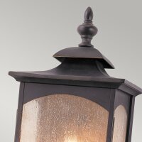 Applique extérieure grande H : 63,8 cm Verre Alu...