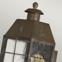 Lampe dextérieur murale en laiton verre E27 IP44...