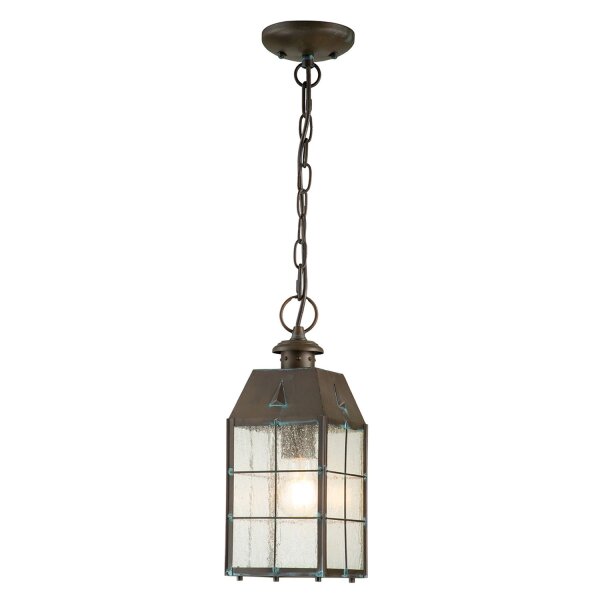 Suspension dextérieur laiton verre E27 IP44 H : max. 205,1 cm