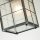 Suspension dextérieur laiton verre E27 IP44 H : max. 205,1 cm