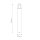 Borne déclairage en acier inoxydable verre 70 cm IP55 Maritim SKIPTON