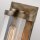 Applique murale extérieure E27 IP44 hauteur 35,6 cm aluminium verre