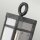Applique murale extérieure vintage 33,6 cm de haut IP44 E27 Alu verre