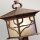Lampe de socle Vintage E27 IP44 41,9 cm de haut en cuivre antique