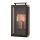 Applique extérieure alu verre H : 43,1 cm IP44 2x E14 Vintage