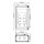 Applique extérieure alu verre H : 43,1 cm IP44 2x E14 Vintage