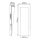 Lampe dextérieur murale LED IP44 H : 61 cm noir rectangulaire blanc chaud