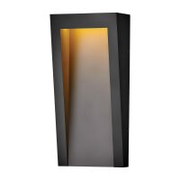Applique LED dextérieur 38 cm de haut IP44 noire...