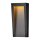 Applique LED dextérieur 38 cm de haut IP44 noire carrée TWEED