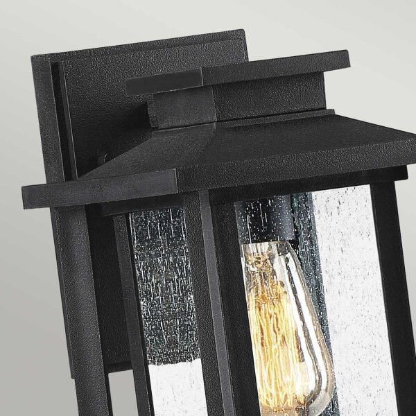 Lampe dextérieur murale E27 IP44 28 cm de haut noir vintage