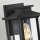 Lampe dextérieur murale E27 IP44 28 cm de haut noir vintage