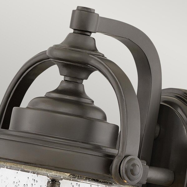 Lampe dextérieur murale verre E14 IP44 43,2 cm de haut 2x E14 Vintage