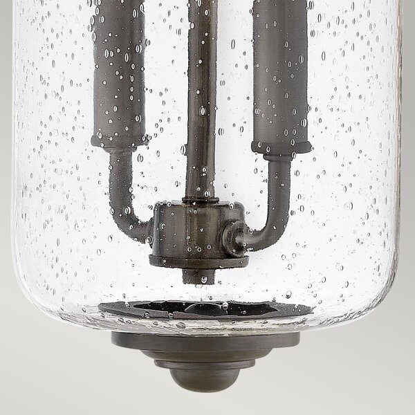 Lampe dextérieur murale verre E14 IP44 43,2 cm de haut 2x E14 Vintage