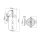 Lampe dextérieur murale verre E14 IP44 43,2 cm de haut 2x E14 Vintage